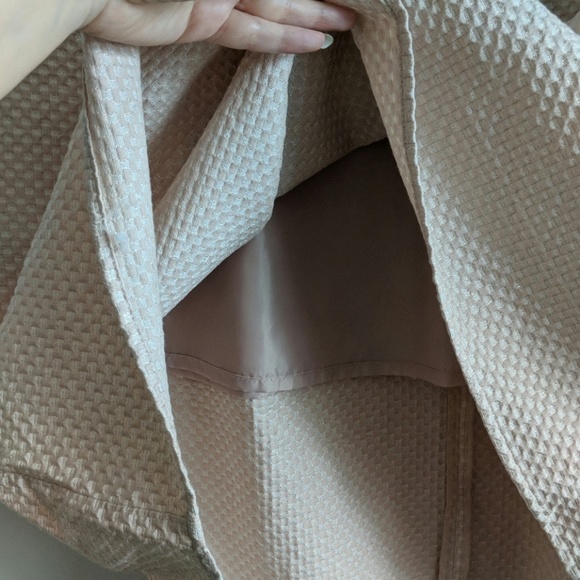 Pink and Gold Box Pleated Midi Skirt - Picture 7 of 7